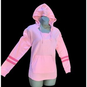 Medium pink long sleeve soft hoodie. NWT. Sz. XS